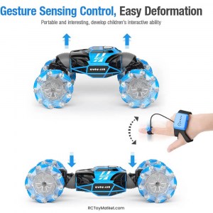 Remote Control Gesture Sensor Toy Stunt Cars 2
